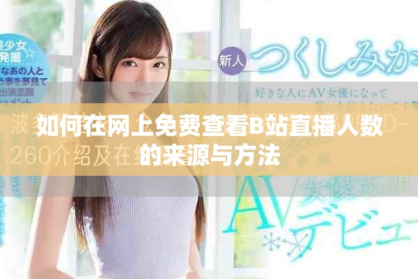 如何在网上免费查看B站直播人数的来源与方法