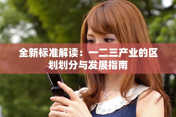 全新标准解读：一二三产业的区划划分与发展指南
