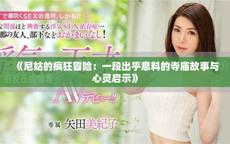 《尼姑的疯狂冒险：一段出乎意料的寺庙故事与心灵启示》