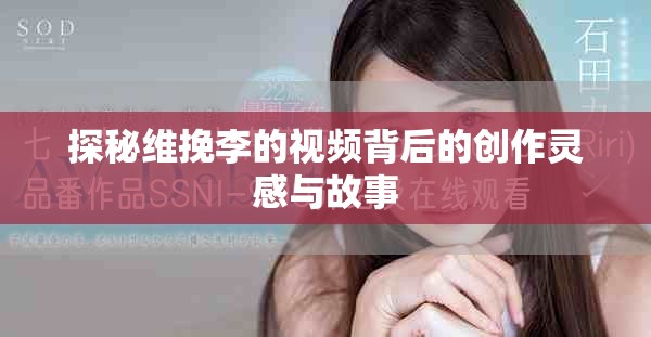 探秘维挽李的视频背后的创作灵感与故事