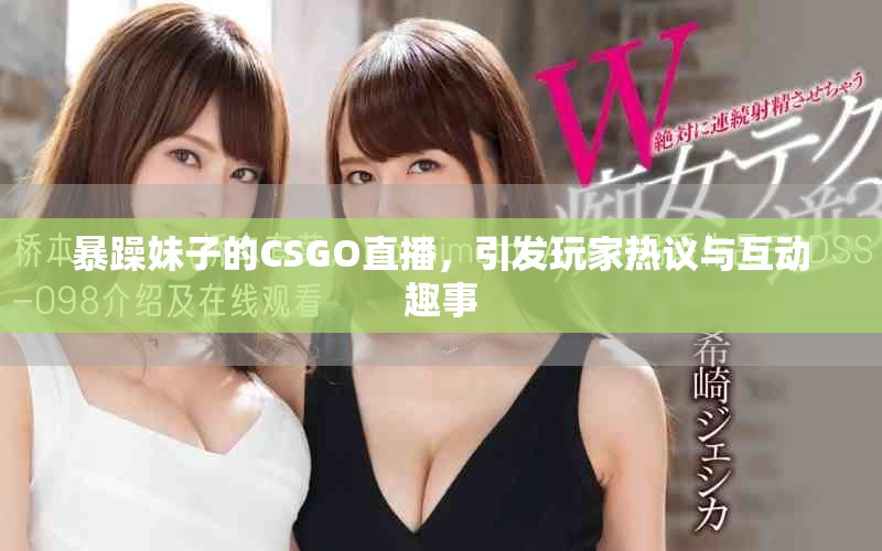 暴躁妹子的CSGO直播，引发玩家热议与互动趣事