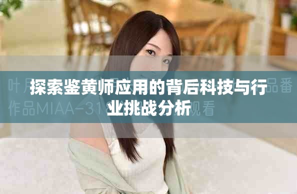 探索鉴黄师应用的背后科技与行业挑战分析