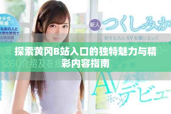 探索黄冈B站入口的独特魅力与精彩内容指南