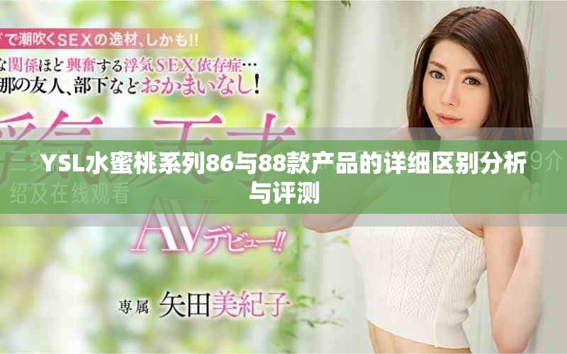 YSL水蜜桃系列86与88款产品的详细区别分析与评测