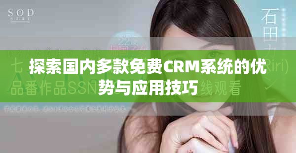 探索国内多款免费CRM系统的优势与应用技巧