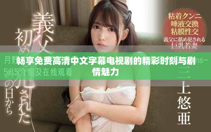 畅享免费高清中文字幕电视剧的精彩时刻与剧情魅力