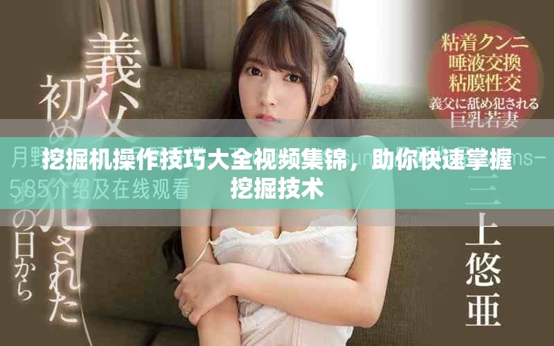 挖掘机操作技巧大全视频集锦，助你快速掌握挖掘技术
