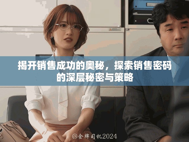 揭开销售成功的奥秘，探索销售密码的深层秘密与策略